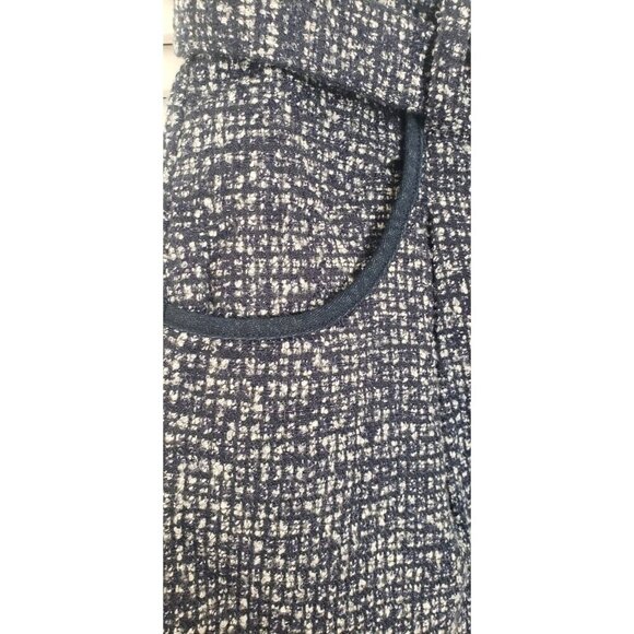 NWT $228 JOIE ALMA MIDNIGHT NAVY MULTI BELTEDTWEED SHORTS SZ 10 - Picture 5 of 10